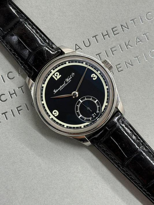 IWC Portuguese 75th Anniversary 43mm - Black Dial - Ref 5102 - Year 2019 Box + IWC Certificate authenticity