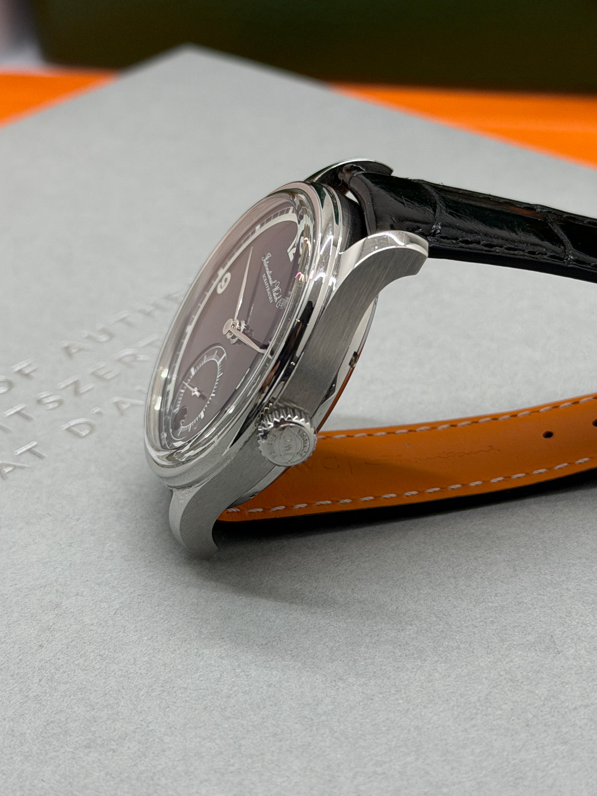 IWC Portuguese 75th Anniversary 43mm - Black Dial - Ref 5102 - Year 2019 Box + IWC Certificate authenticity