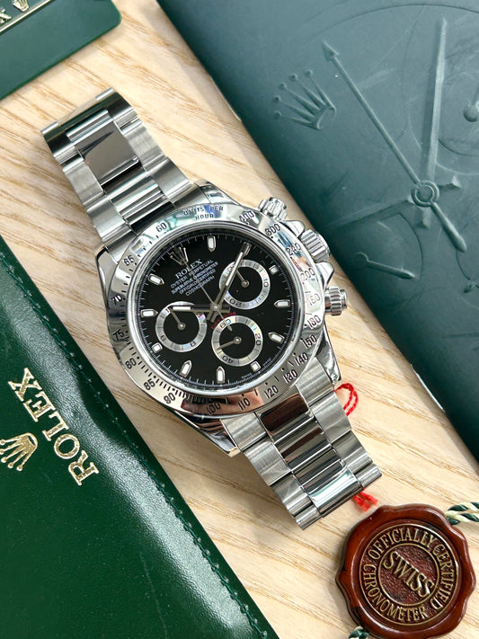 Rolex Daytona Black Dial Ref. 116520 - Year 2010