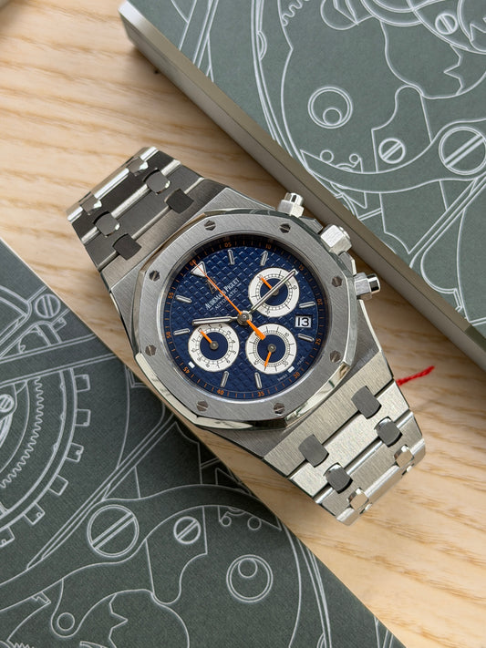 Audemars Piguet Royal Oak Chronograph 39mm - Blue racing Dial Ref 26300ST.OO.1110ST.07