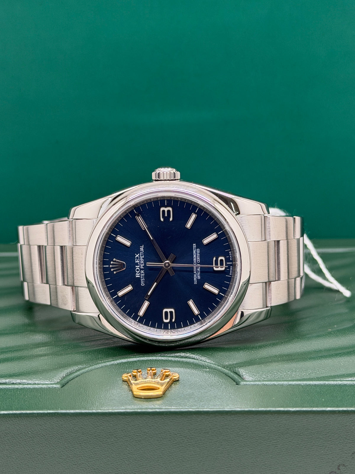 Rolex Oyster Perpetual 36 - Blue Dial - Ref 116000 - Year 2009