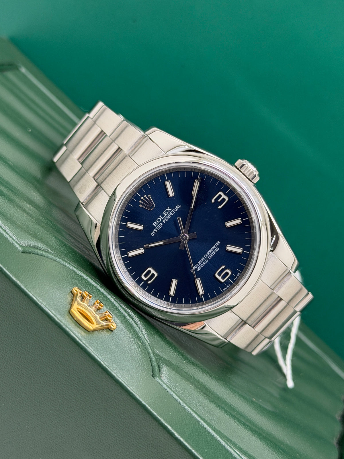 Rolex Oyster Perpetual 36 - Blue Dial - Ref 116000 - Year 2009