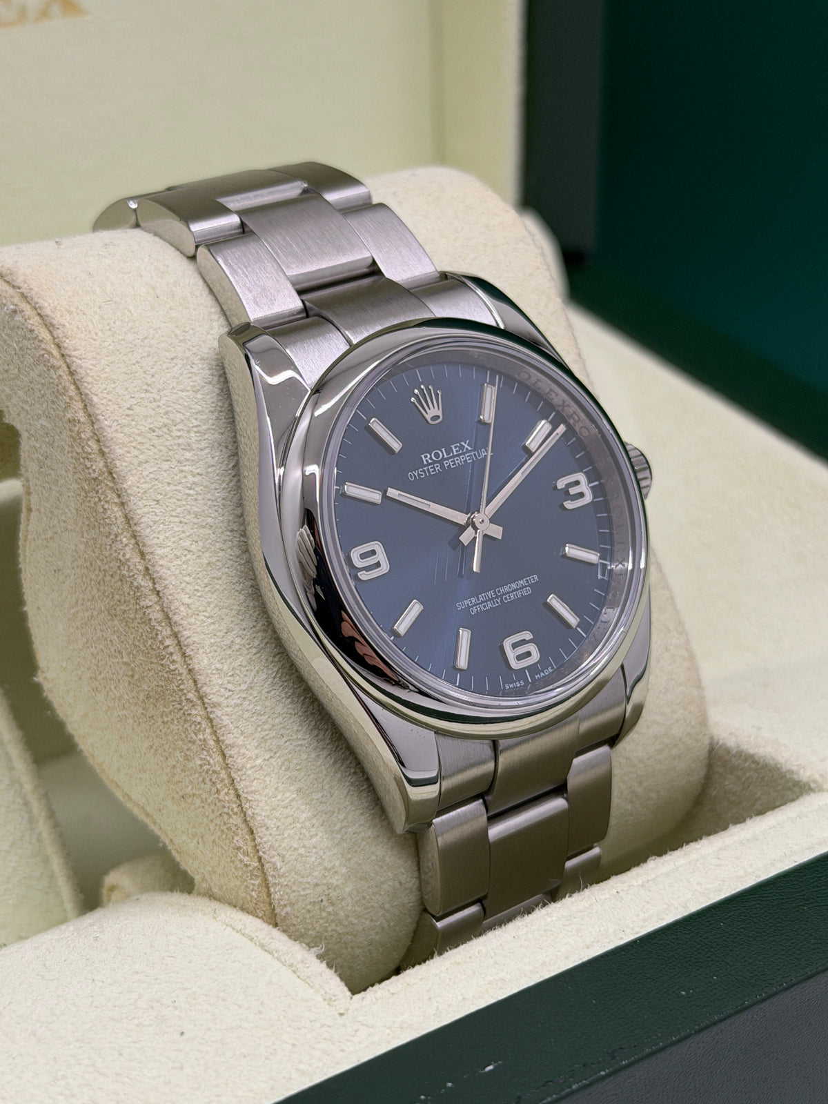 Rolex Oyster Perpetual 36 - Blue Dial - Ref 116000 - Year 2009