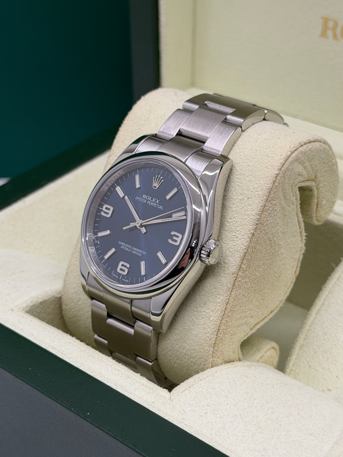 Rolex Oyster Perpetual 36 - Blue Dial - Ref 116000 - Year 2009