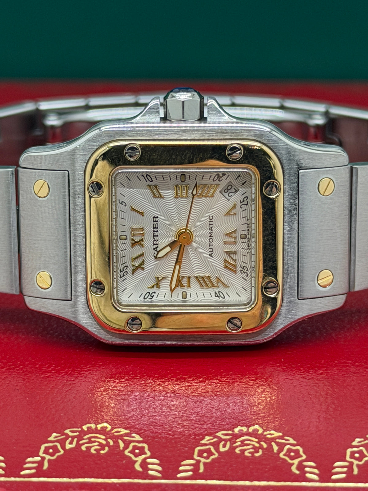 Cartier Santos Galbée Ref.2423 - Yellow Gold & Steel