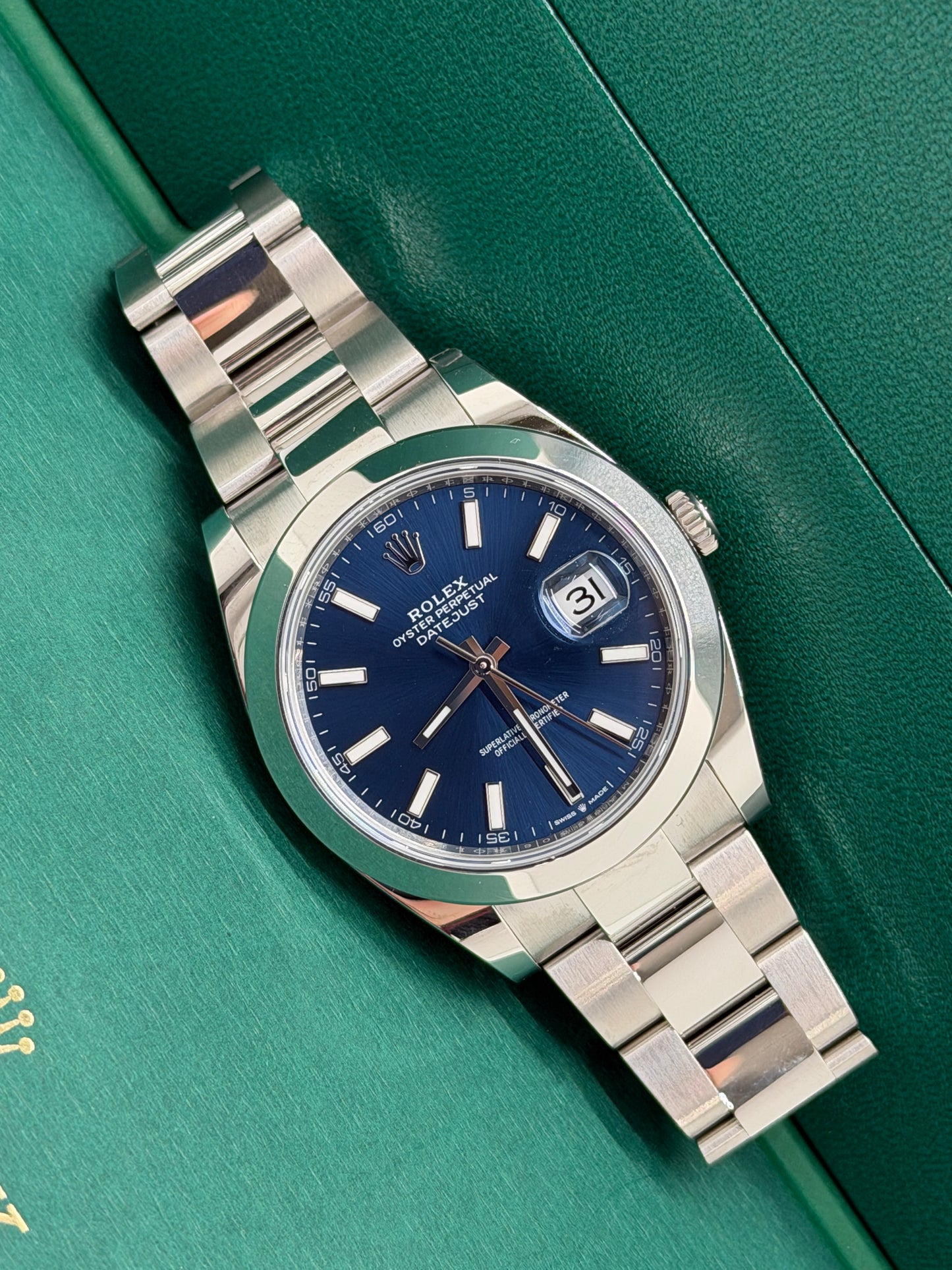 Rolex Datejust 41 - Blue Dial - Ref 126300 - New 2026