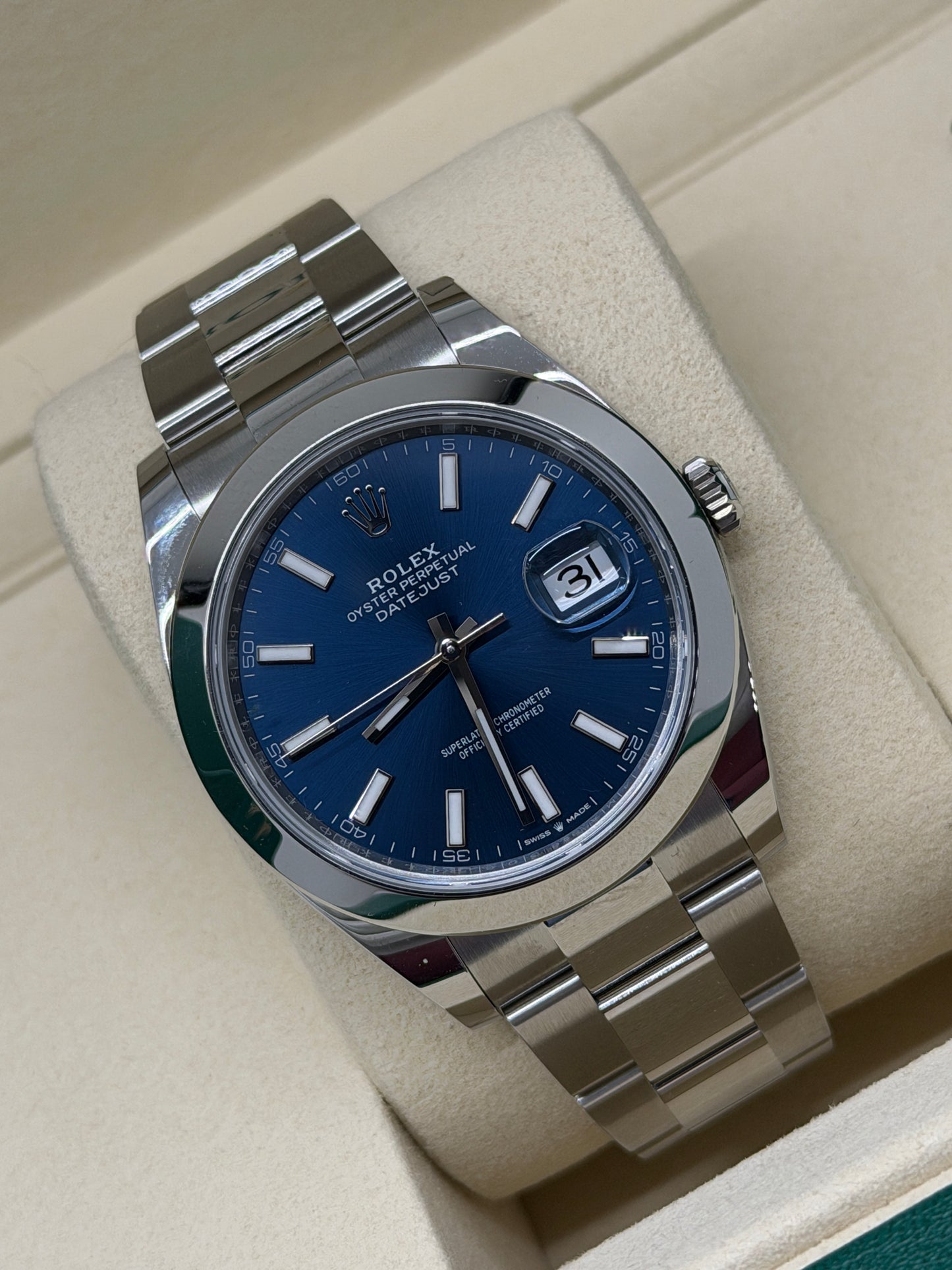 Rolex Datejust 41 - Blue Dial - Ref 126300 - New 2026