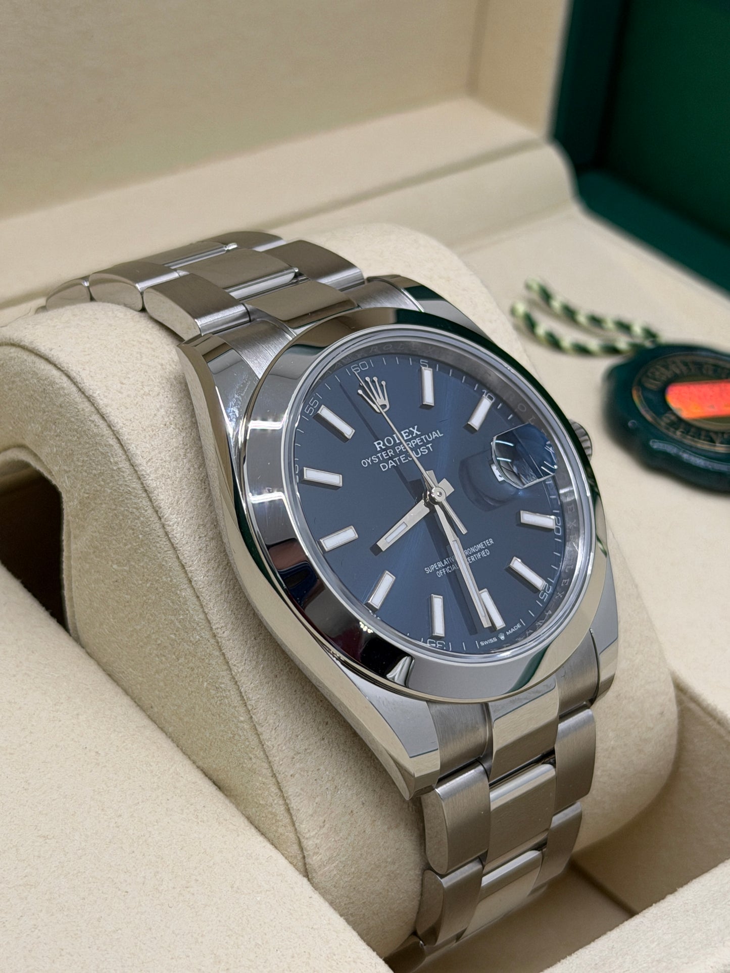 Rolex Datejust 41 - Blue Dial - Ref 126300 - New 2026