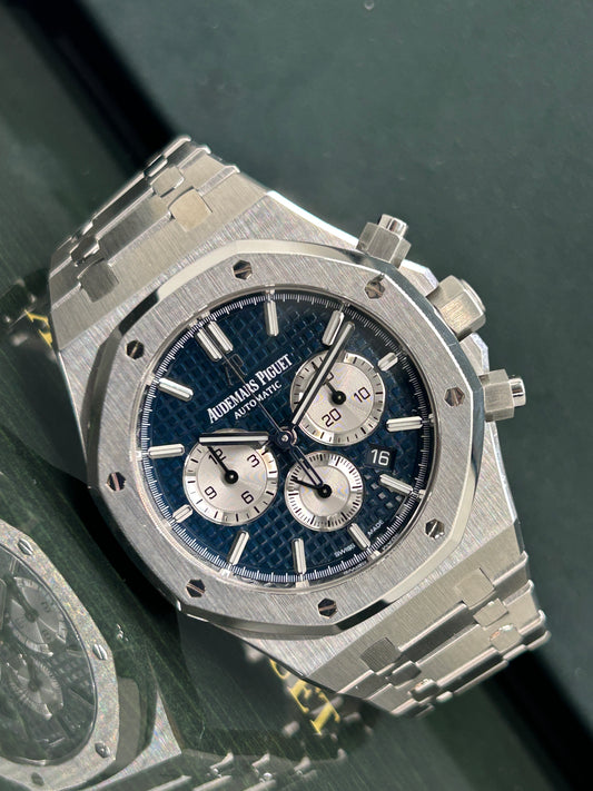 Audemars Piguet Royal Oak Chronograph 41mm - Blue Panda Dial - Ref 26331ST.OO.1220ST.01 - Year 2019