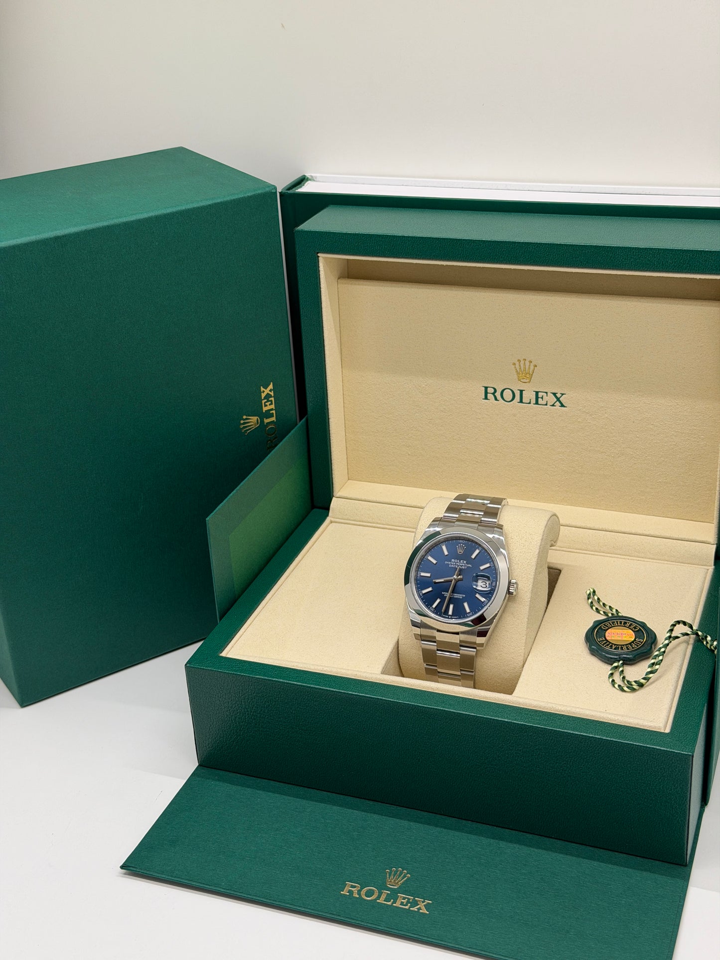 Rolex Datejust 41 - Blue Dial - Ref 126300 - New 2026