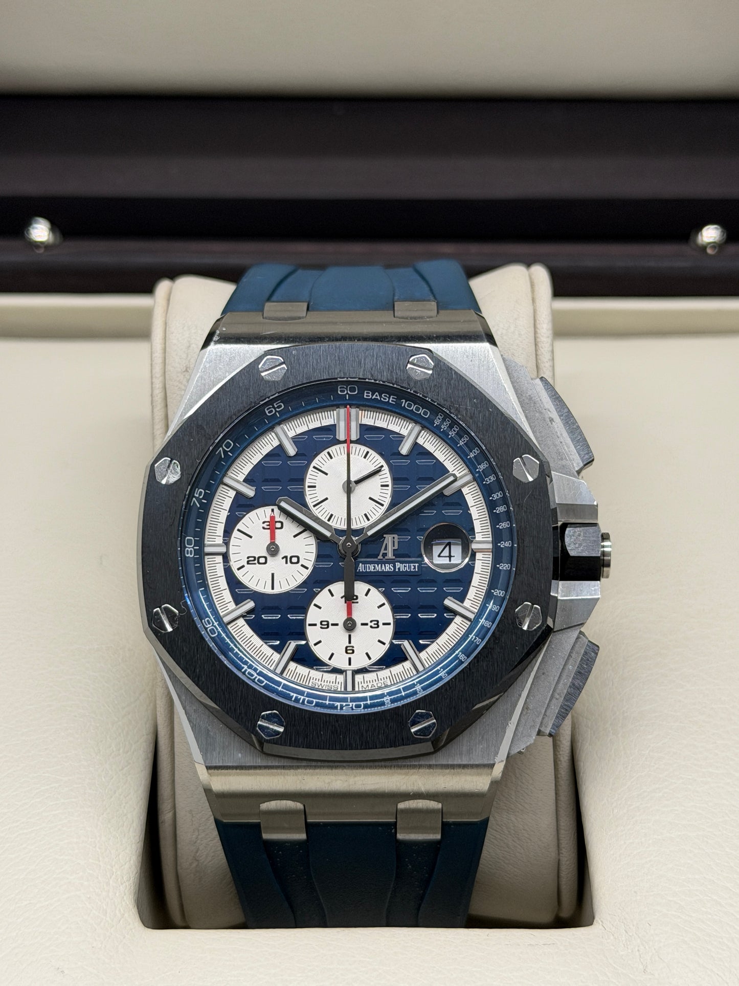 Audemars Piguet Royal Oak Offshore Chronograph Ref.26400SO.OO.A002CA.01 - Blue Dial - Year 2014