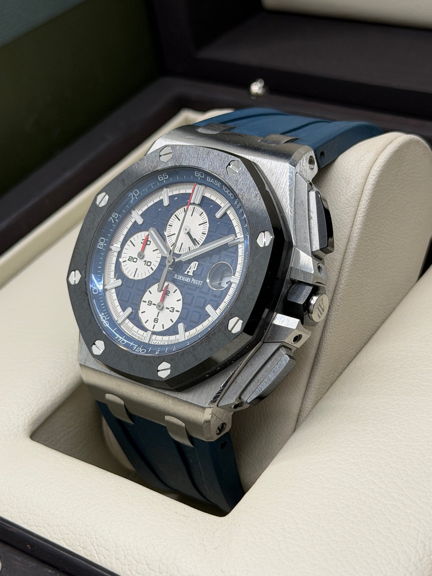 Audemars Piguet Royal Oak Offshore Chronograph Ref.26400SO.OO.A002CA.01 - Blue Dial - Year 2014