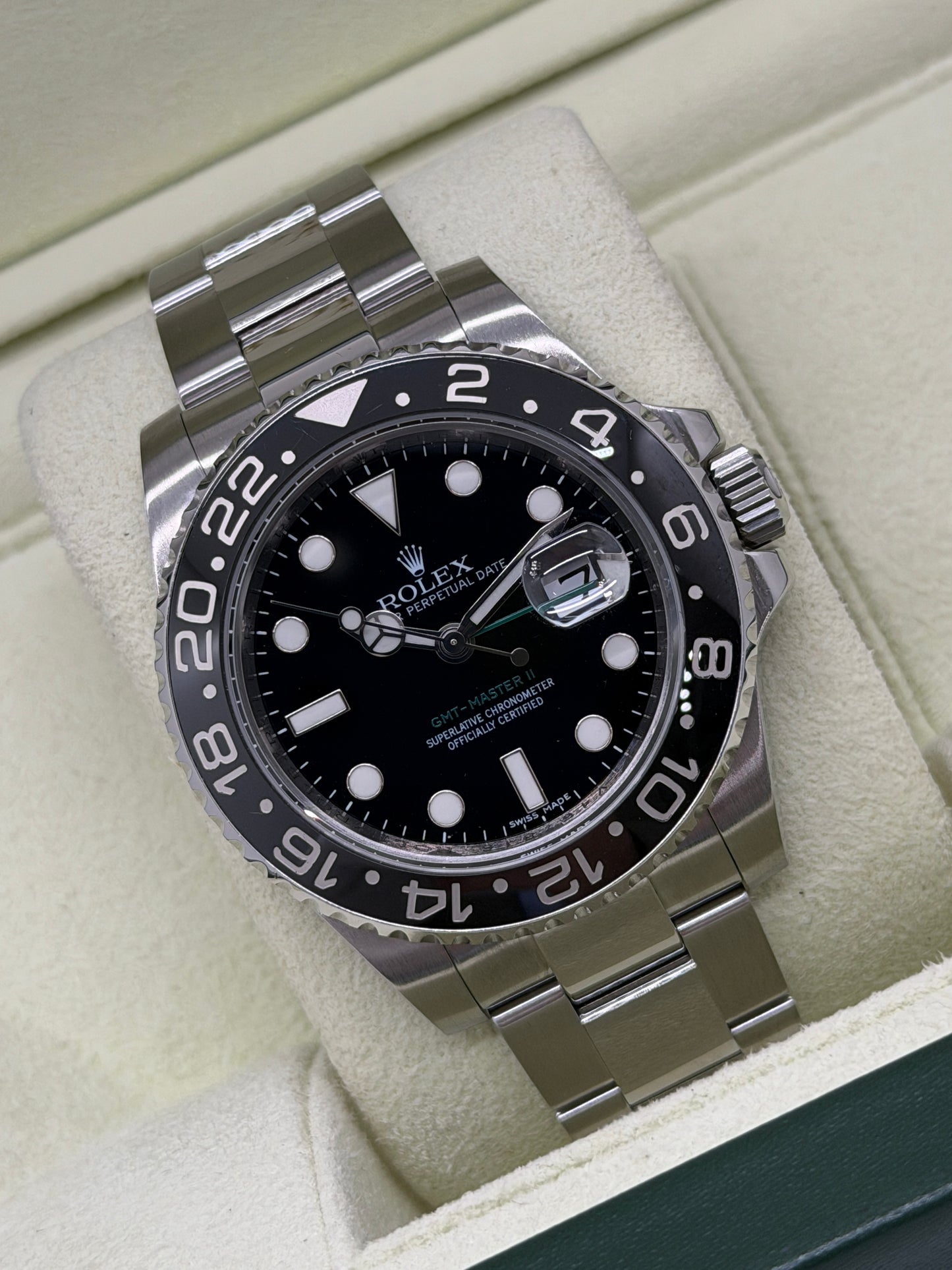 Rolex GMT-Master II - Ref. 116710LN - "Stick Dial" - Year 2009