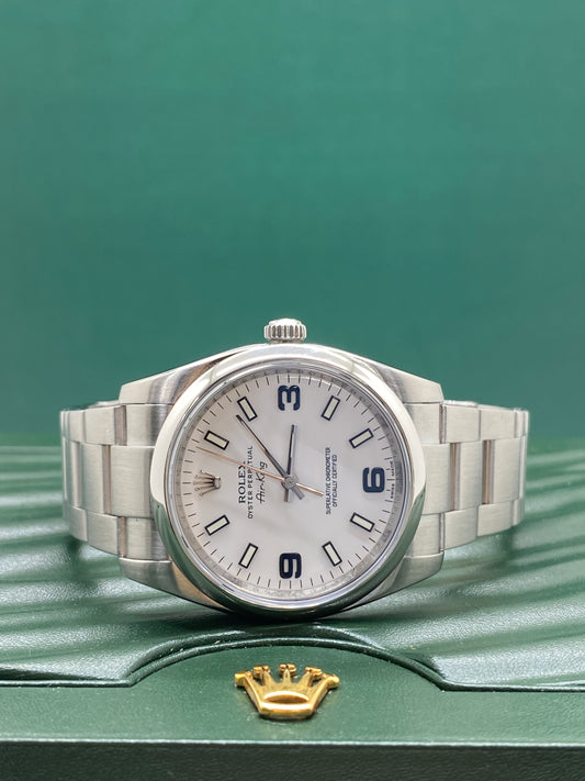 Rolex Air-King 34mm - White dial - Ref 114200 - Year 2013