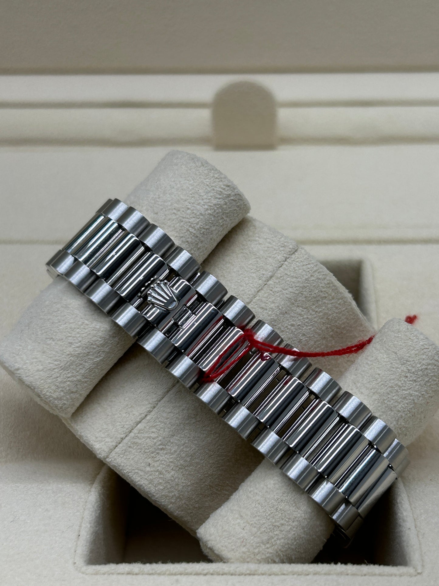 Rolex Day Date - Platinum - Mop and Diamond Dial - Ref 128236 - Year 2022