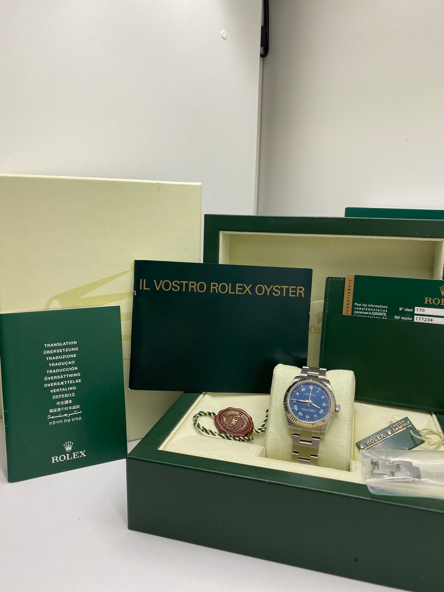 Rolex Oyster Perpetual 31 - Blue Dial - Ref. 177234 - Year 2010
