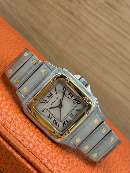 Cartier Santos Galbee - Steel/Yellow Gold - Ref 187901
