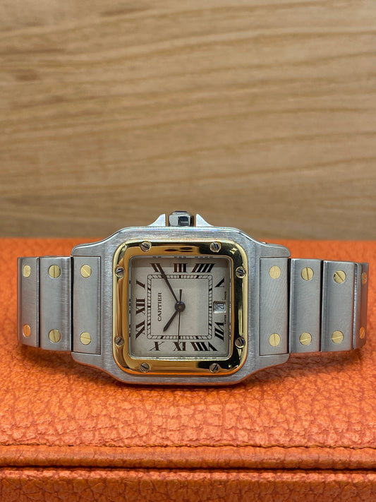 Cartier Santos Galbee - Steel/Yellow Gold - Ref 187901