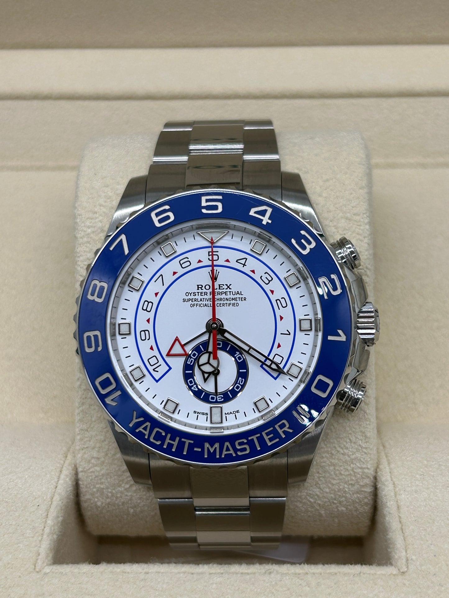 Rolex Yacht-Master II - White Dial - Ref 116680 - Year 2015