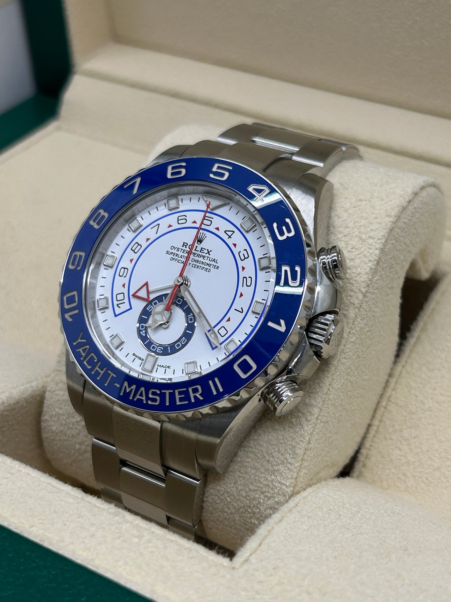 Rolex Yacht-Master II - White Dial - Ref 116680 - Year 2015