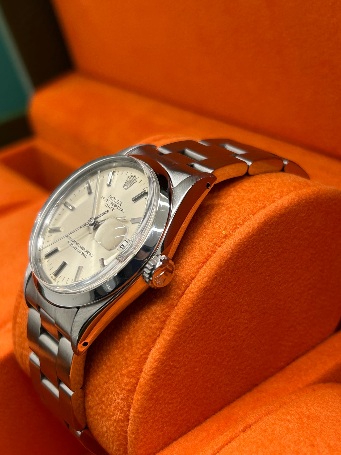 Oyster Perpetual Date 34mm - Silver Dial - Ref. 15000 - Year 1981