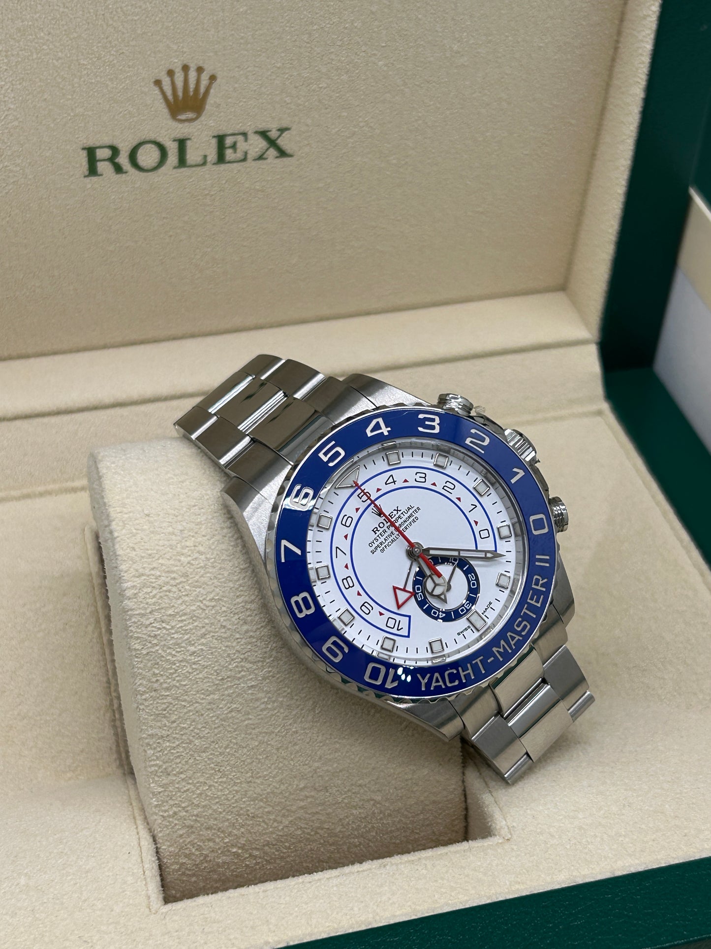 Rolex Yacht-Master II - White Dial - Ref 116680 - Year 2015