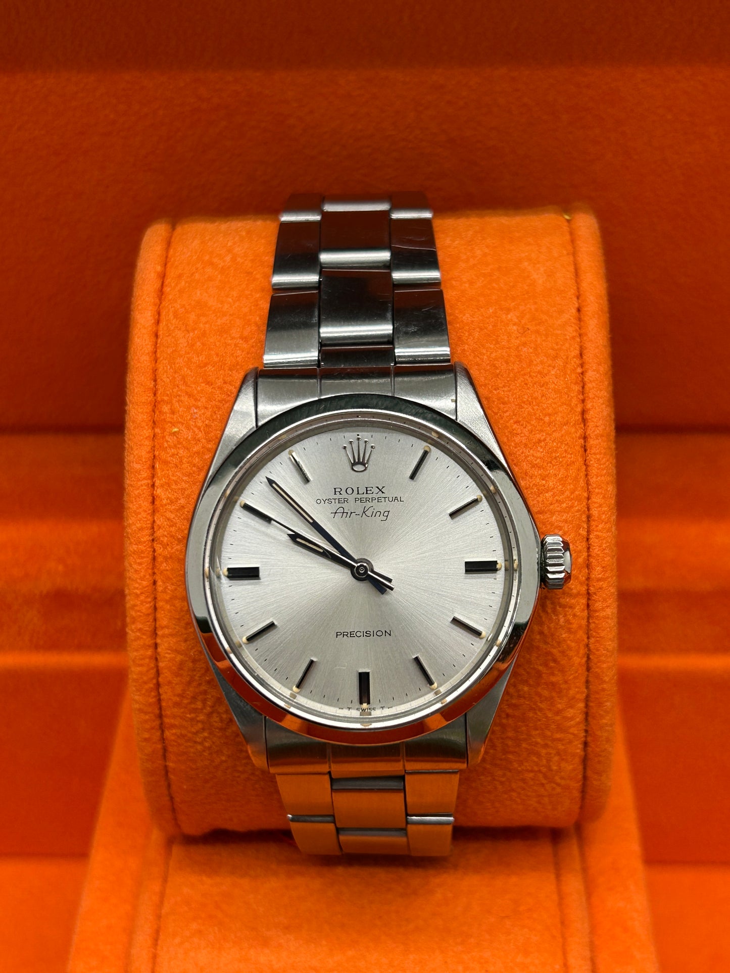 Rolex Air-King 34mm - Silver dial - Ref 5500 - Year 1972