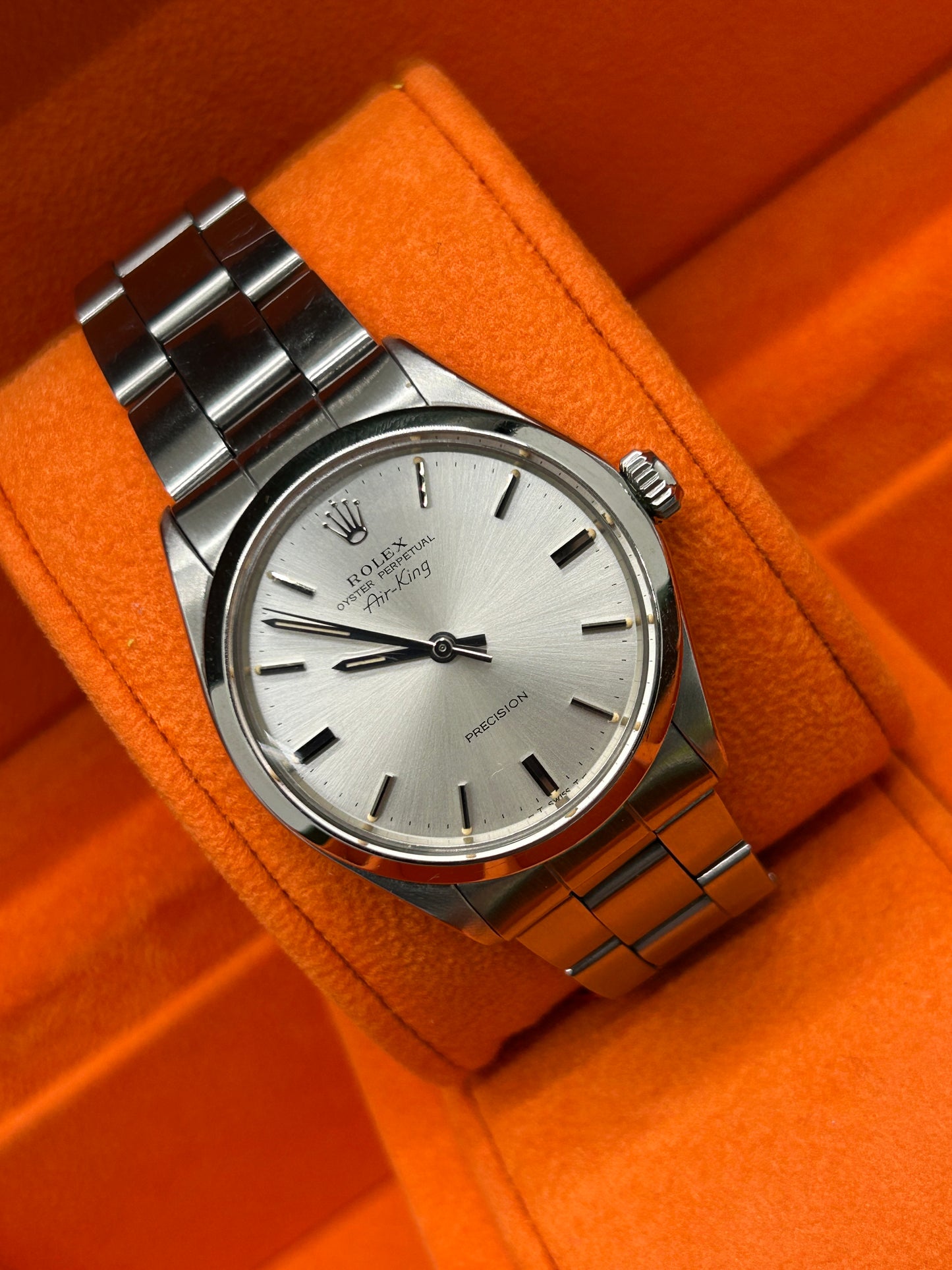 Rolex Air-King 34mm - Silver dial - Ref 5500 - Year 1972