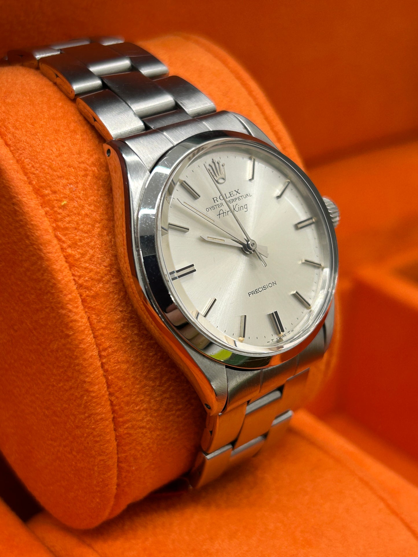 Rolex Air-King 34mm - Silver dial - Ref 5500 - Year 1972