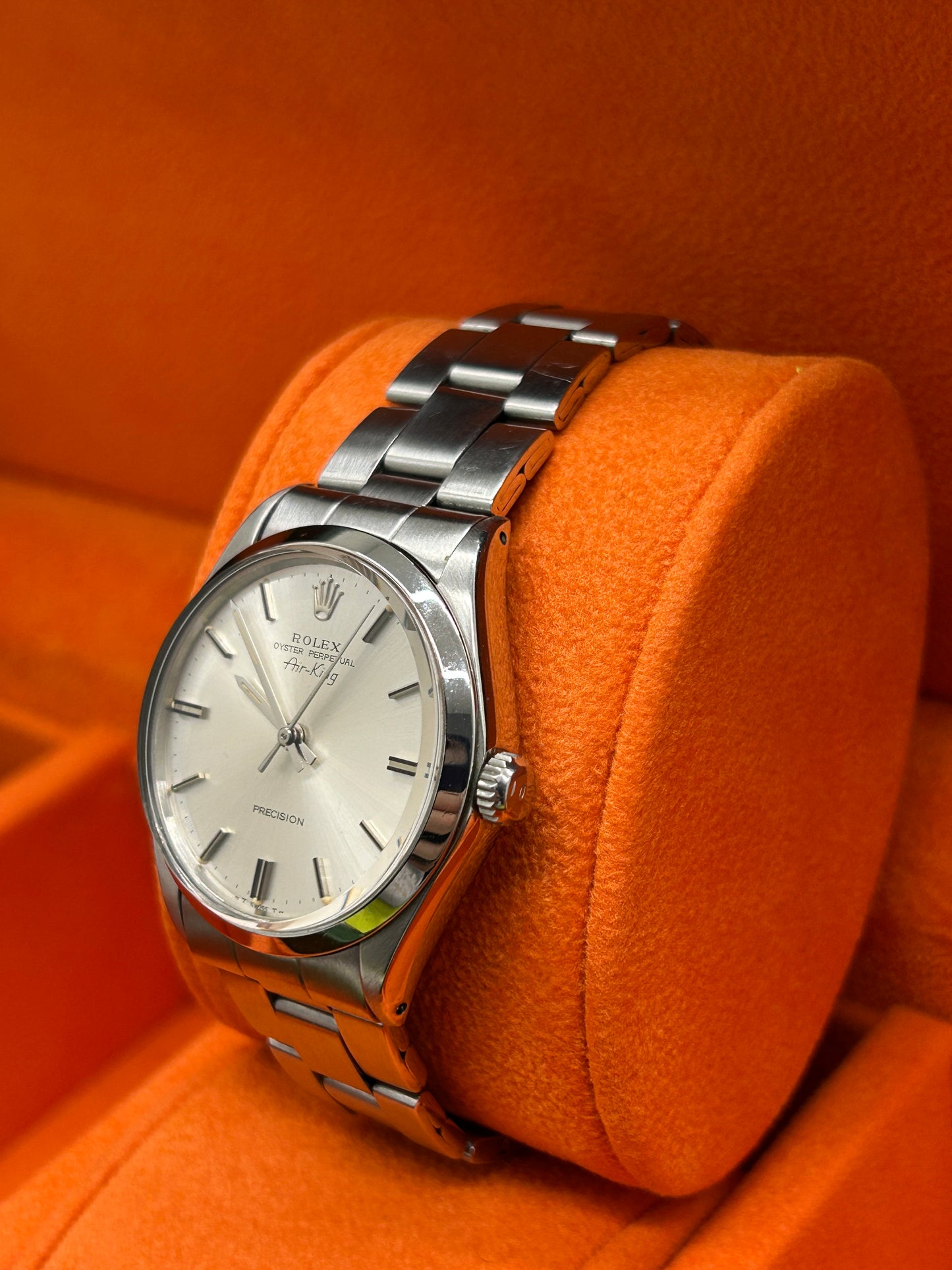 Rolex Air-King 34mm - Silver dial - Ref 5500 - Year 1972