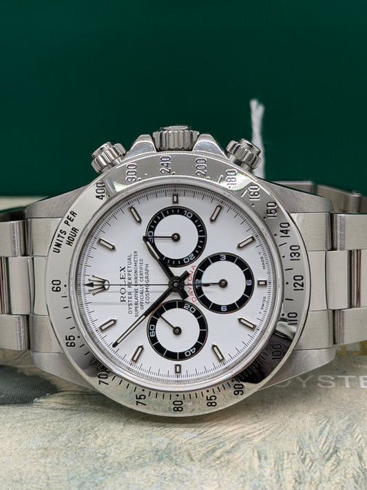 Rolex Daytona Zenith El Primero - White Dial - Ref 16520 - Year 1996