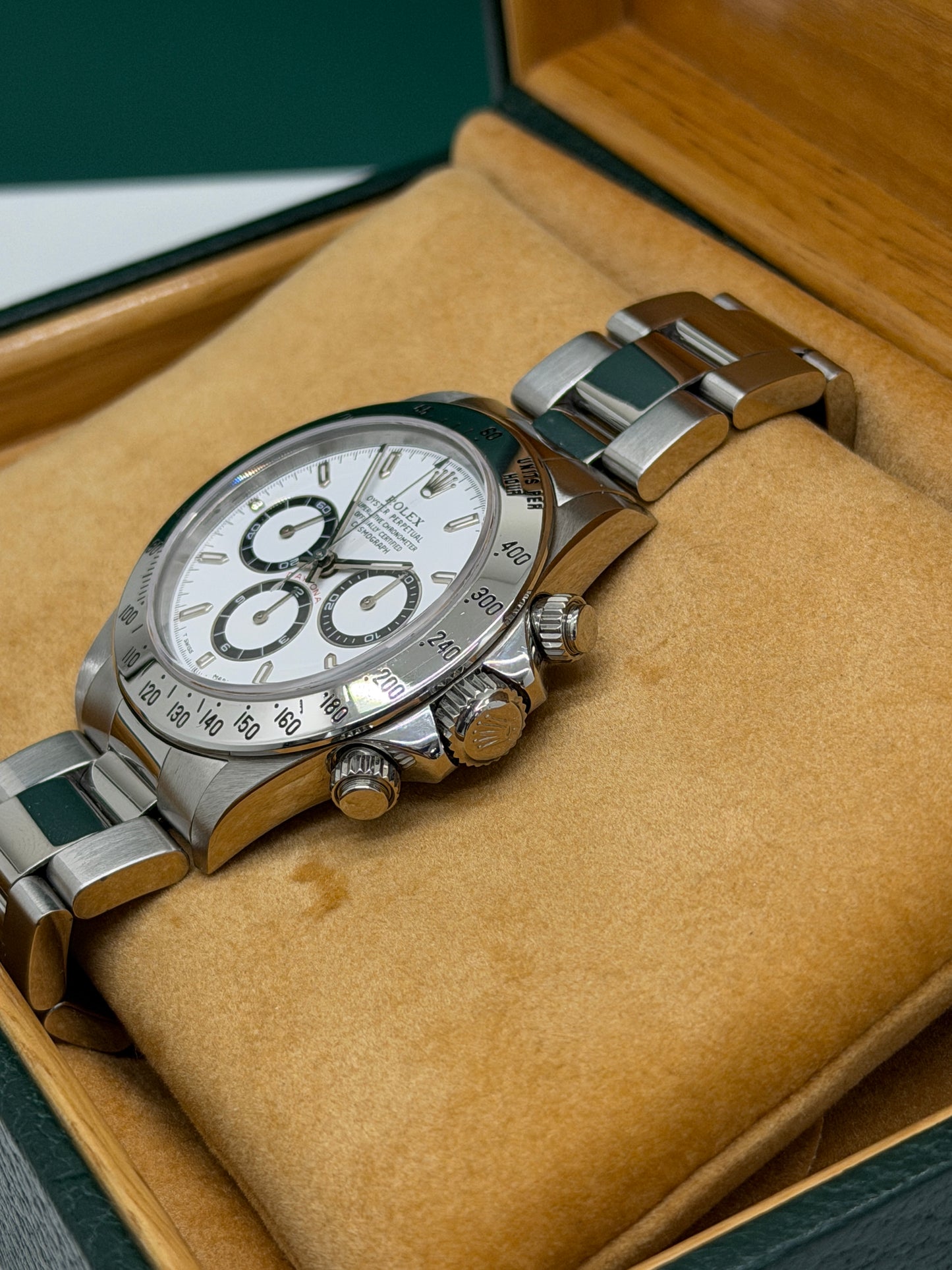 Rolex Daytona Zenith El Primero - White Dial - Ref 16520 - Year 1996