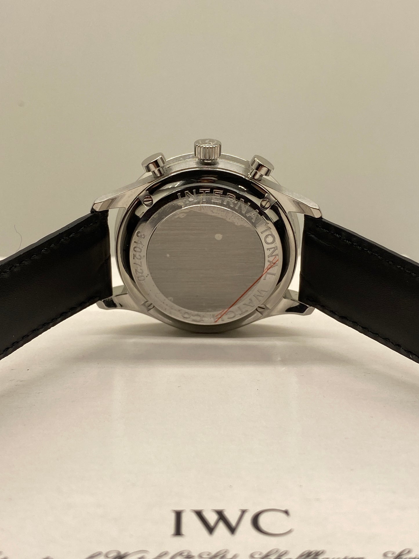 IWC Portuguese Chronograph - White Dial - Ref IW371401 - Year 2006