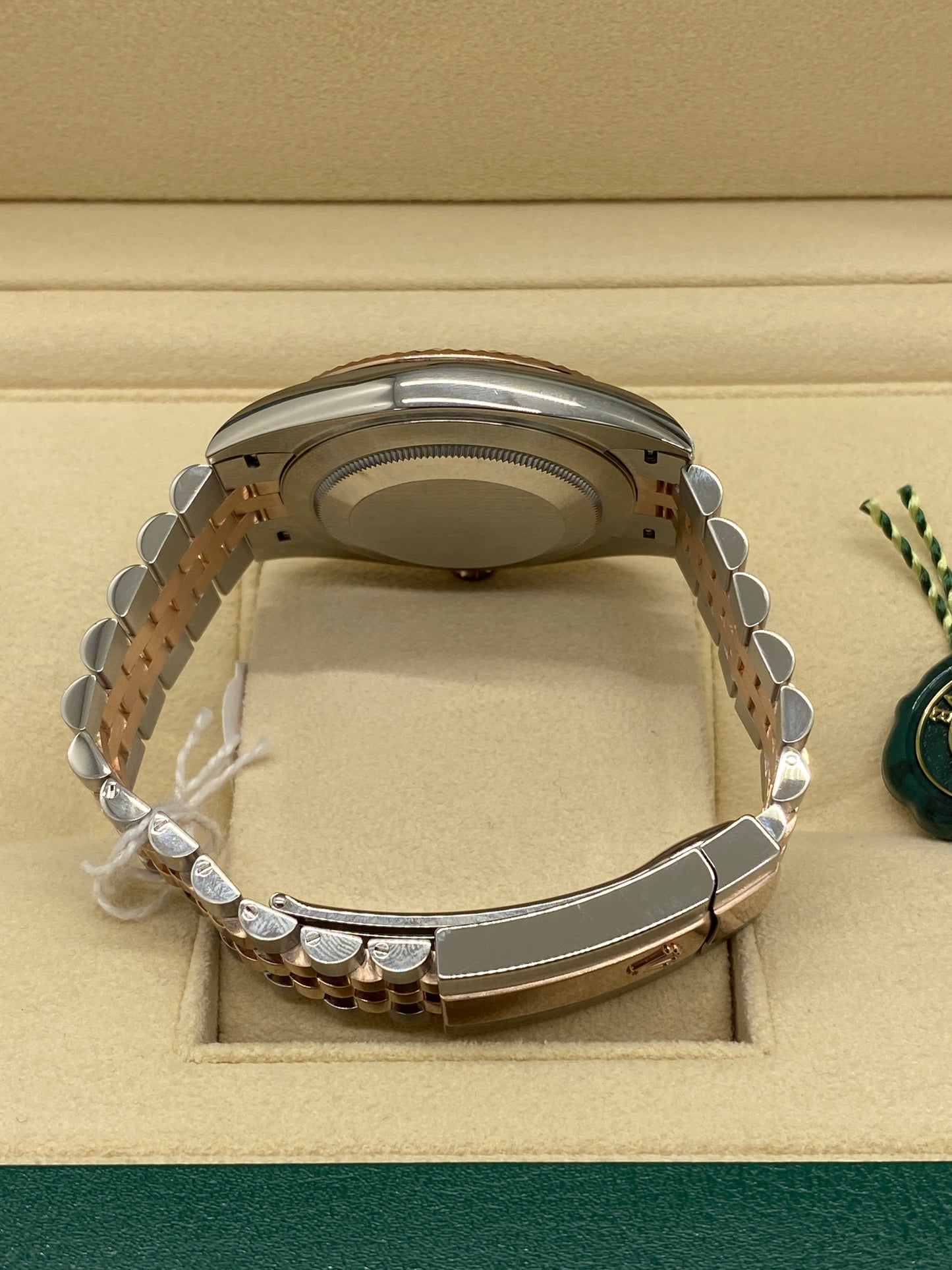 Rolex Datejust 41 - 18kt Rose Gold - Wimbledon Dial - Ref 126331 - Year 2024