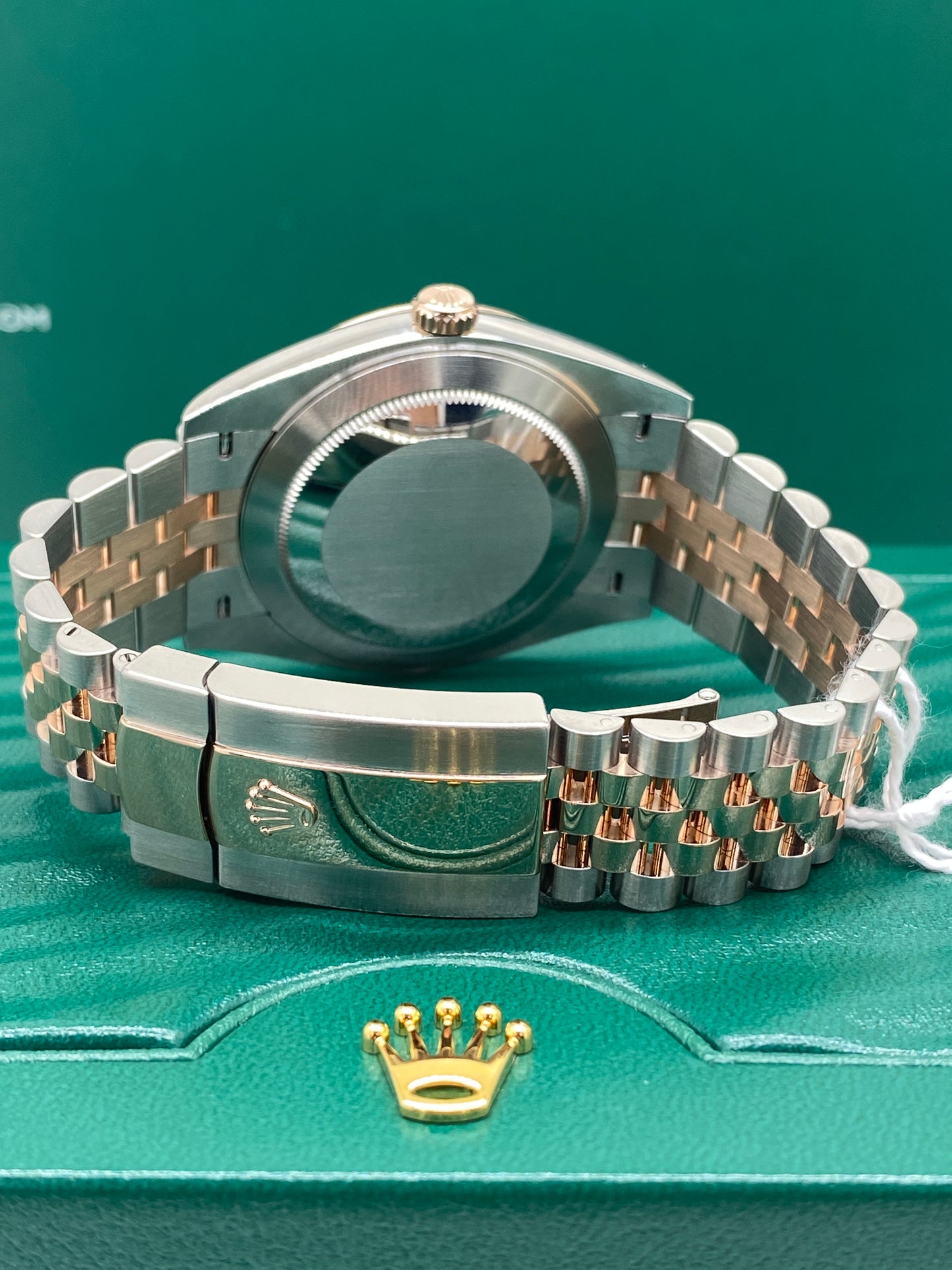 Rolex Datejust 41 - 18kt Rose Gold - Wimbledon Dial - Ref 126331 - Year 2024