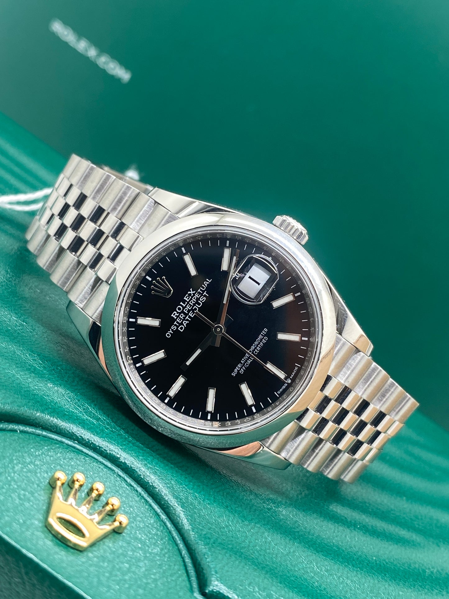 Rolex Datejust 36 - Black  Dial - Ref 126200 - Year 2021