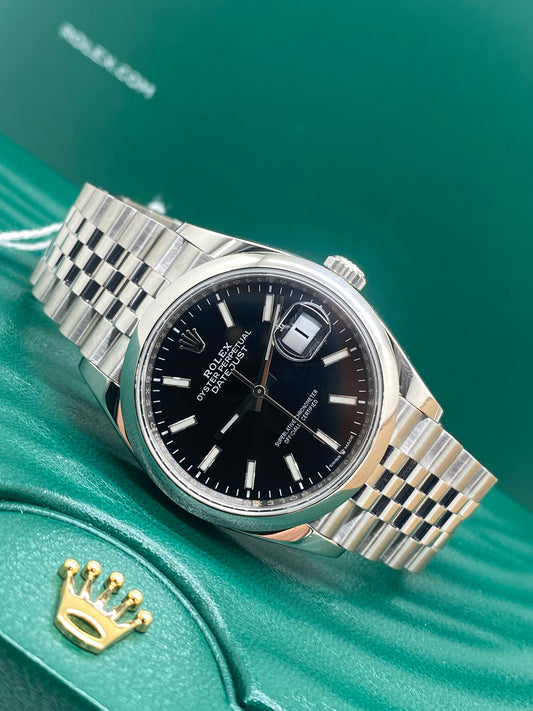 Rolex Datejust 36 - Black  Dial - Ref 126200 - Year 2021