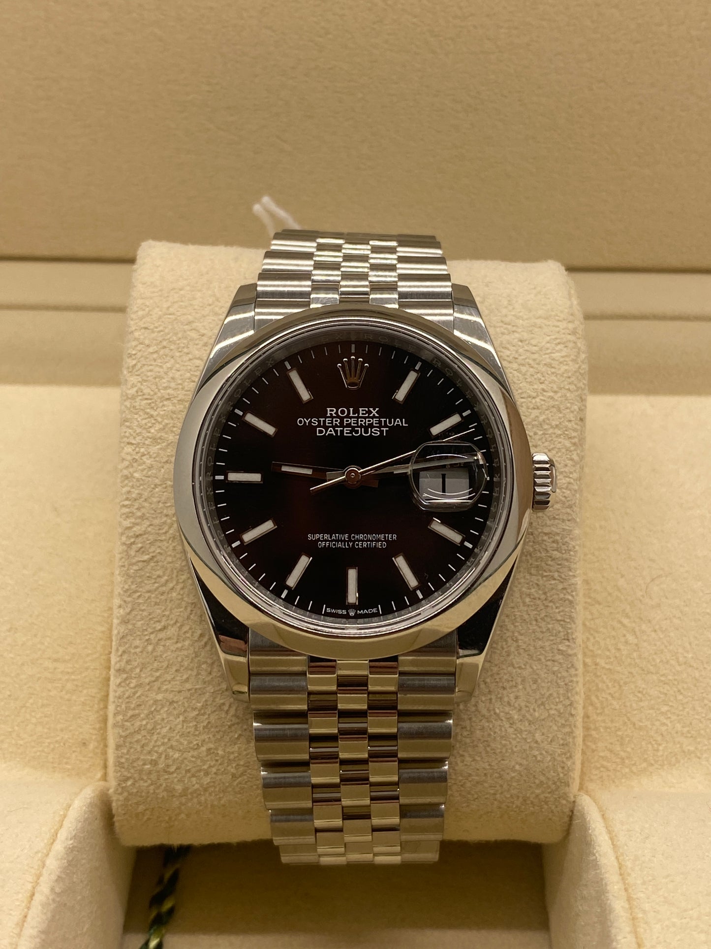 Rolex Datejust 36 - Black  Dial - Ref 126200 - Year 2021