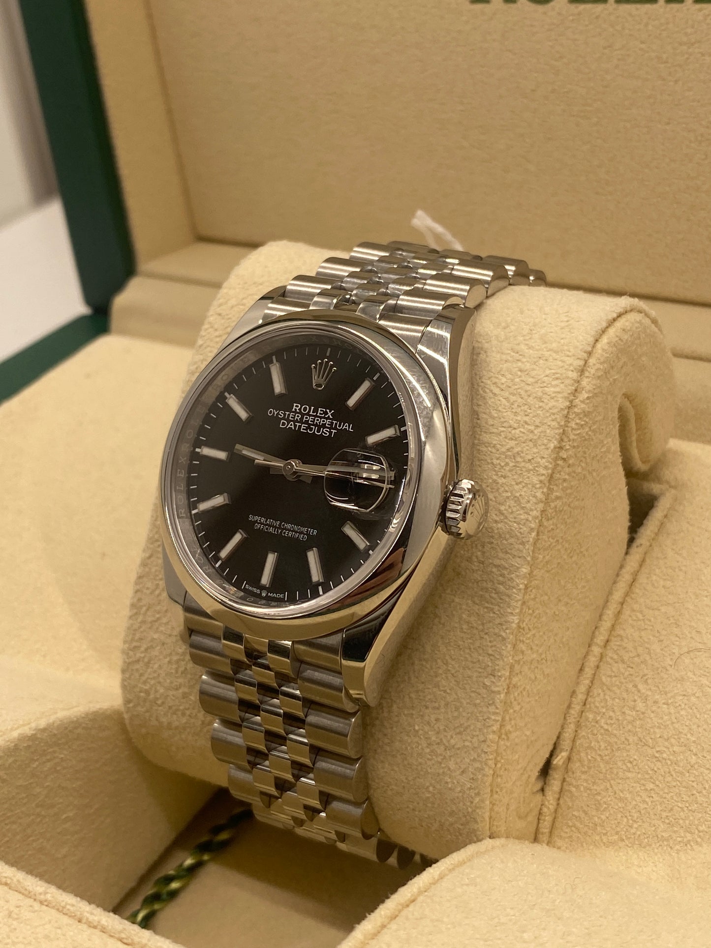 Rolex Datejust 36 - Black  Dial - Ref 126200 - Year 2021