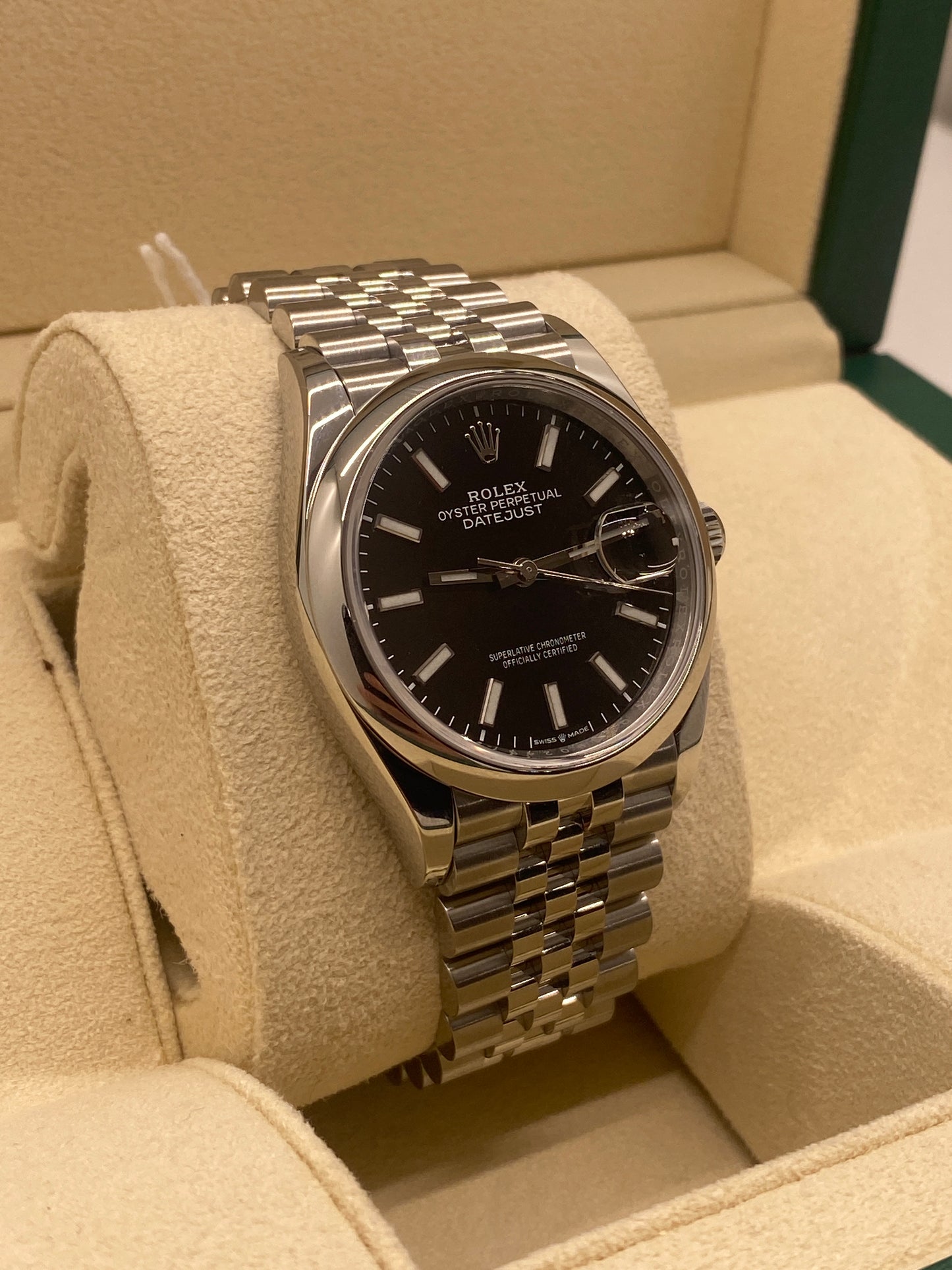 Rolex Datejust 36 - Black  Dial - Ref 126200 - Year 2021