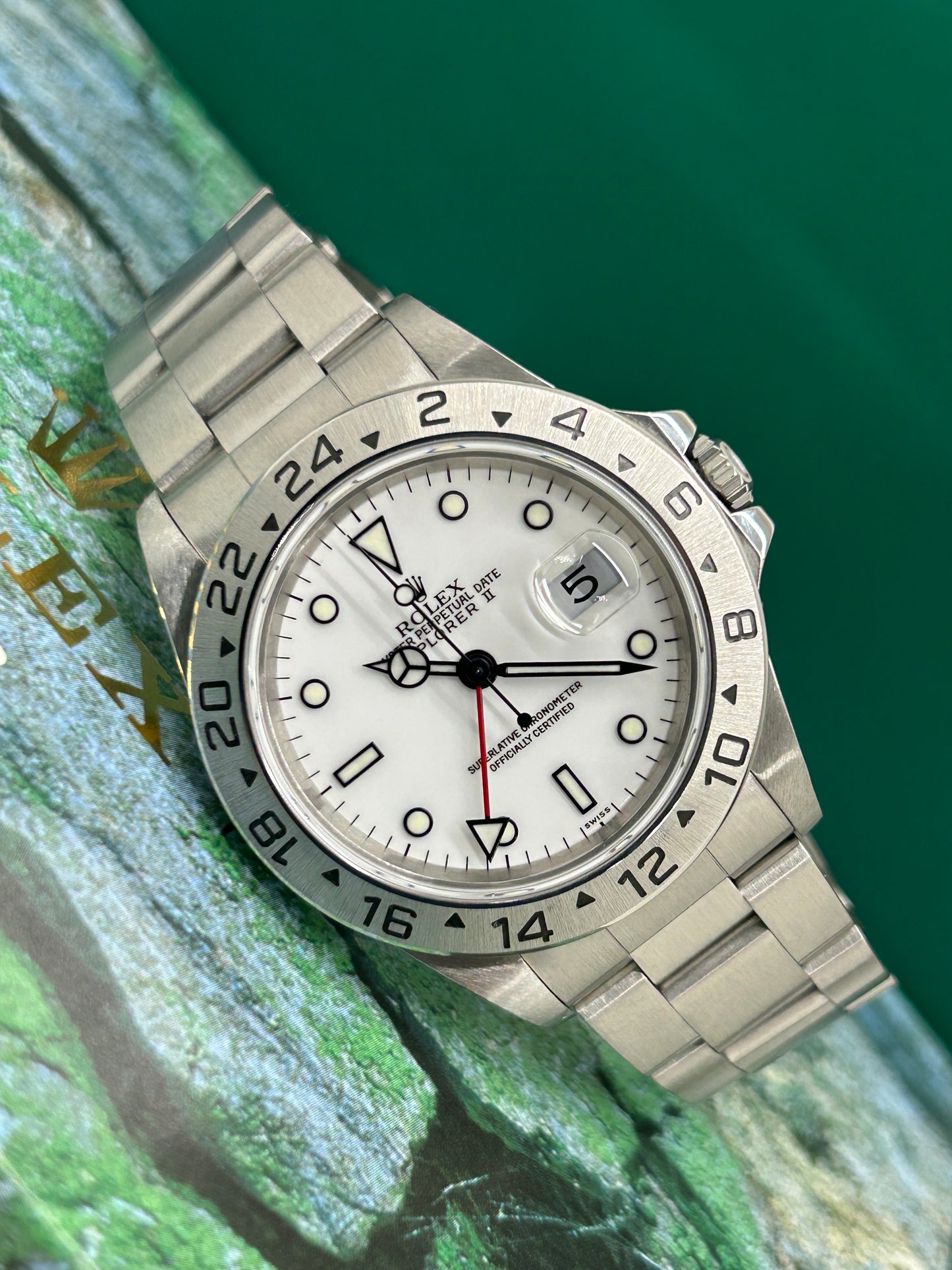 Rolex Explorer II - White Dial - Ref 16570 - Year 1998