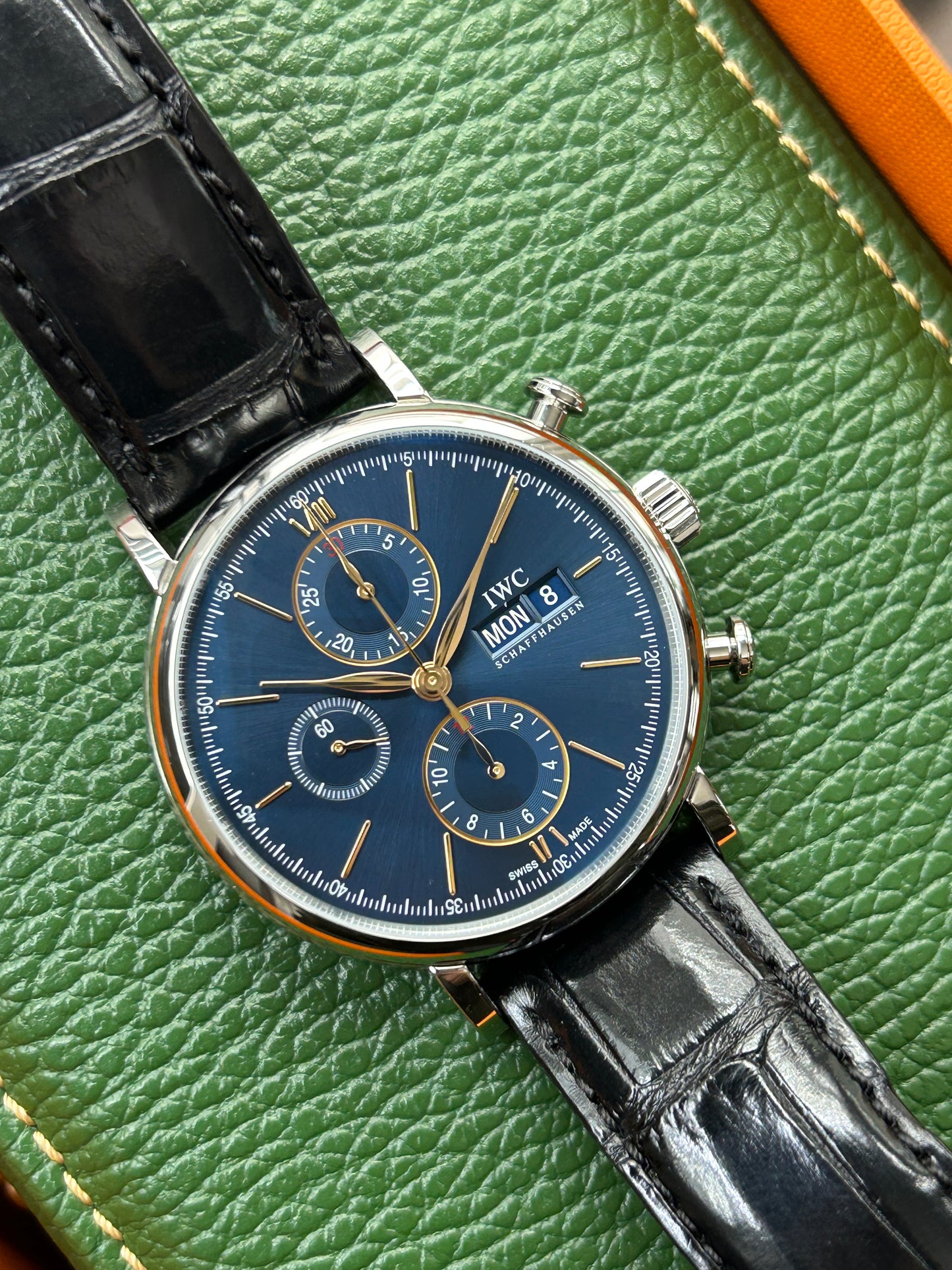 IWC Portofino Chronograph - Blue Dial - Ref IW391036 - New Year 2026