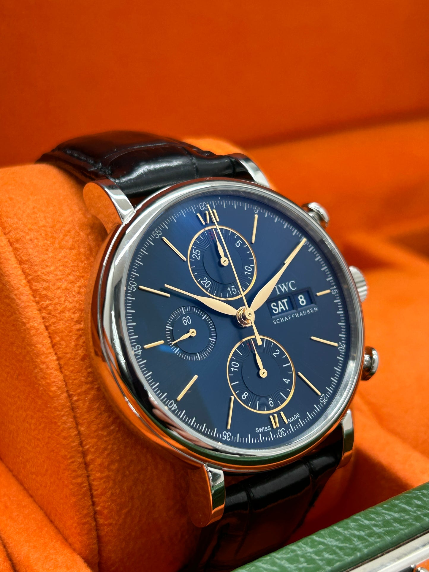 IWC Portofino Chronograph - Blue Dial - Ref IW391036 - New Year 2026