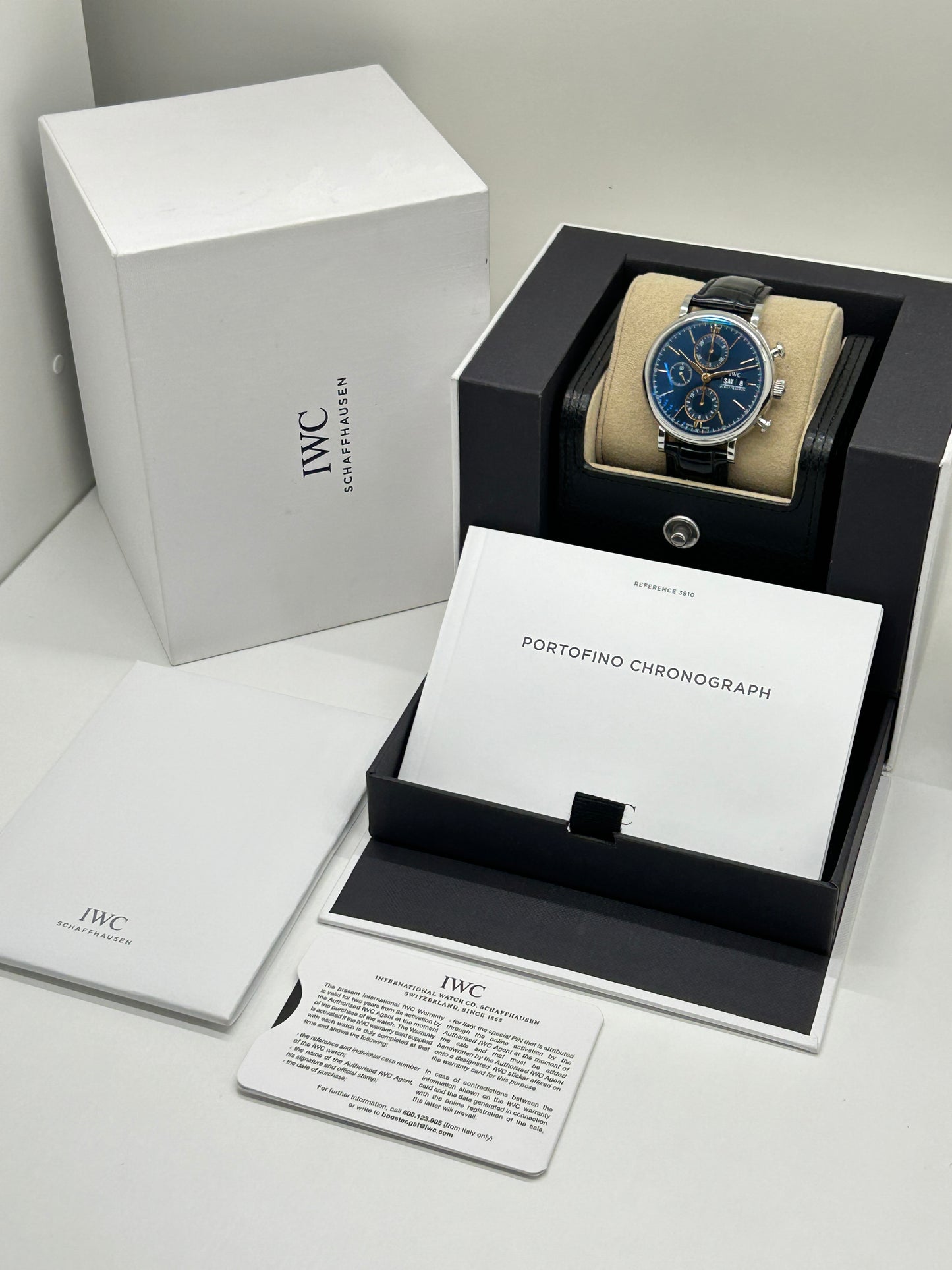 IWC Portofino Chronograph - Blue Dial - Ref IW391036 - New Year 2026