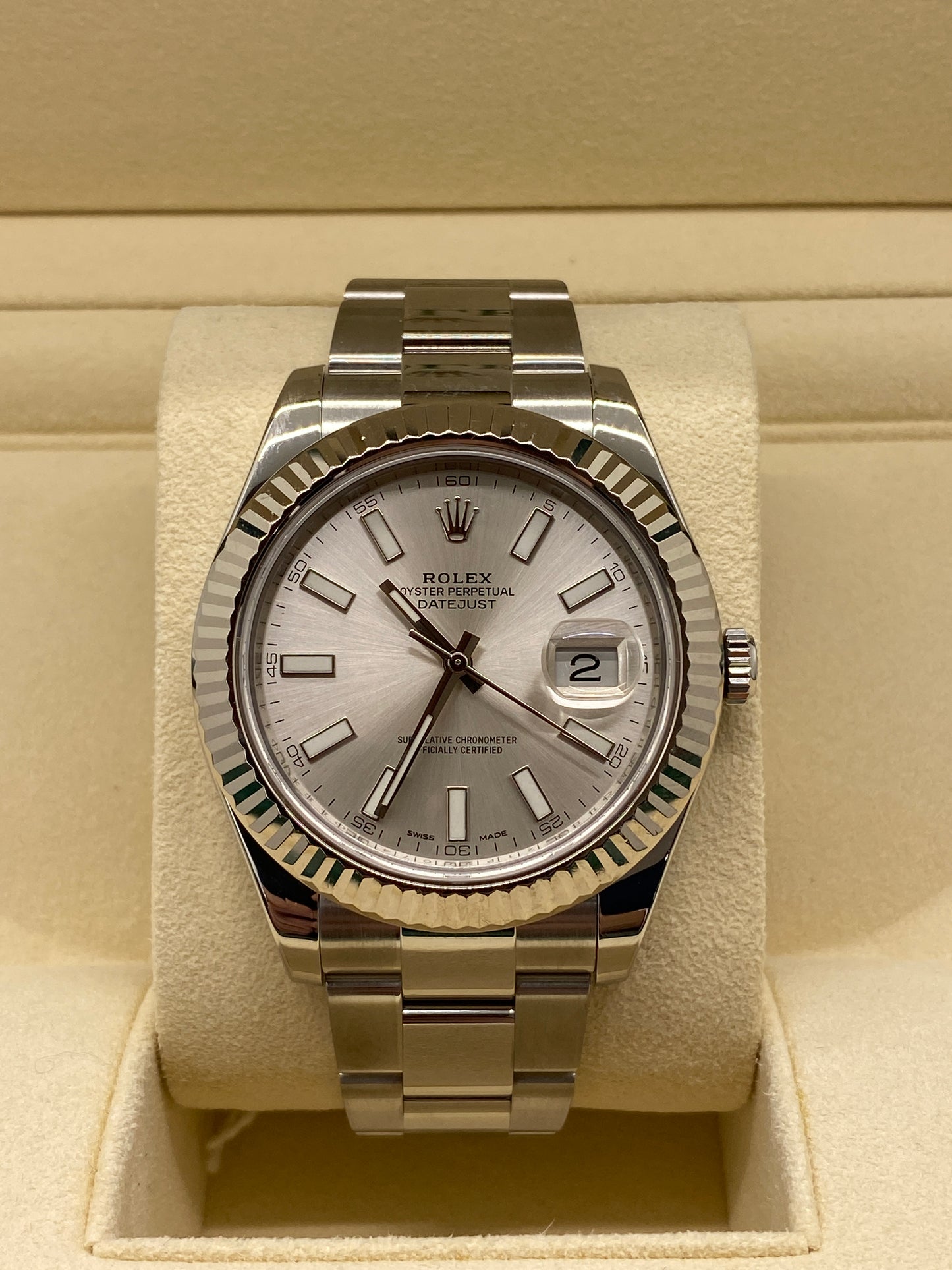Rolex Datejust II Ref.116334 - Silver Dial - Year 2015