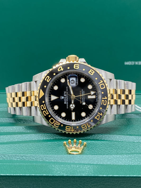 Rolex GMT-Master II - 18Kt Yellow Godl & Steel - Ref 126713GRNR - Year 2024