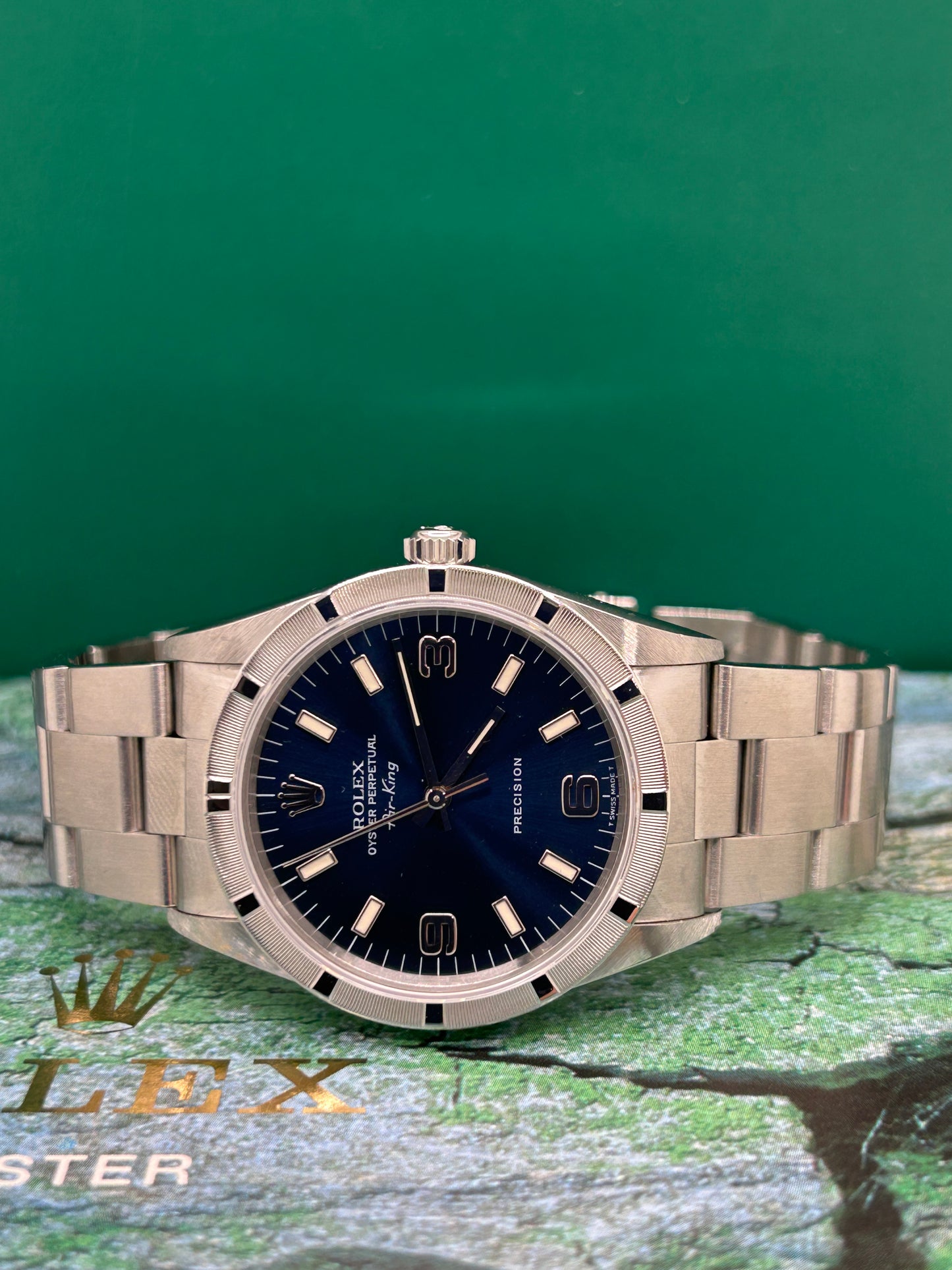 Rolex Air-King - Blue Dial - 34mm - Ref. 14010 - Year 1999