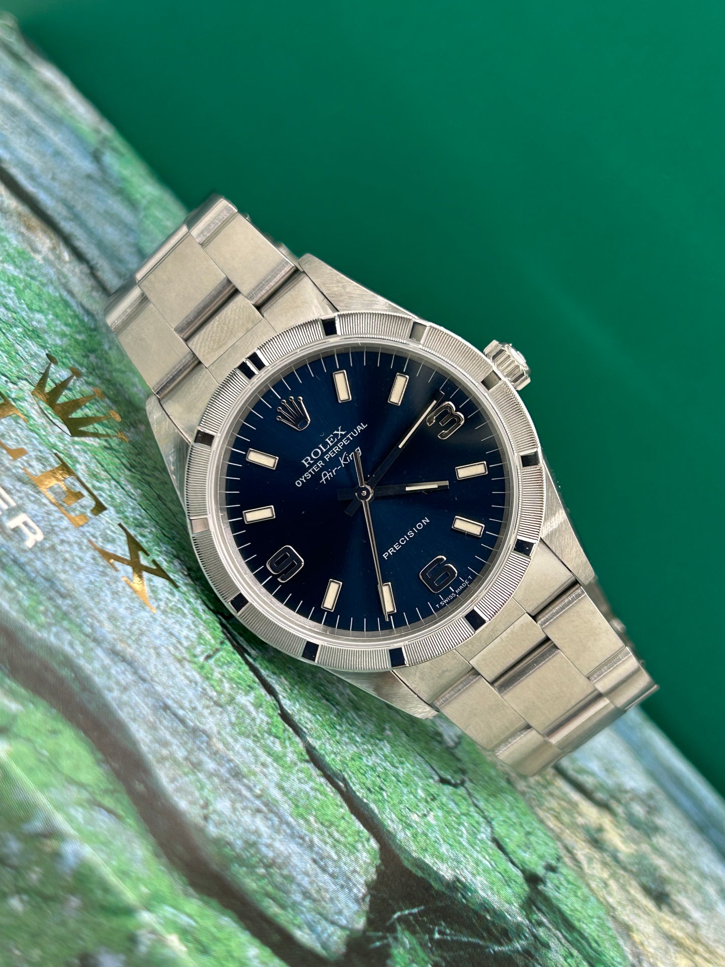 Rolex Air-King - Blue Dial - 34mm - Ref. 14010 - Year 1999
