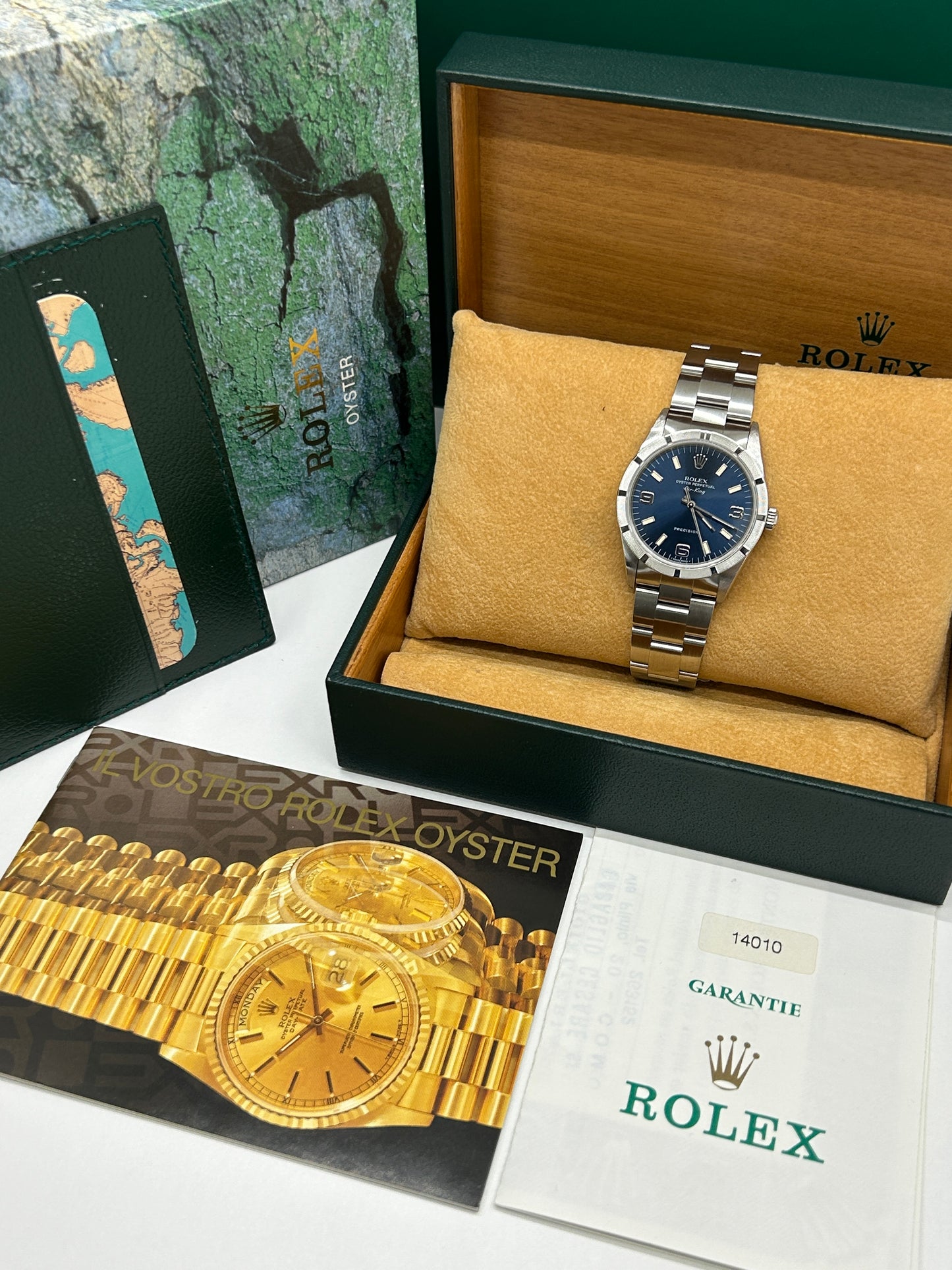 Rolex Air-King - Blue Dial - 34mm - Ref. 14010 - Year 1999