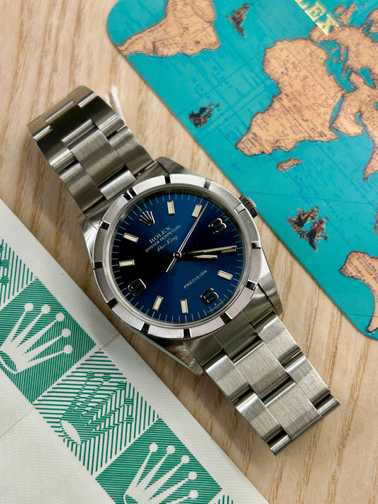 Rolex Air-King - Blue Dial - 34mm - Ref. 14010 - Year 1999